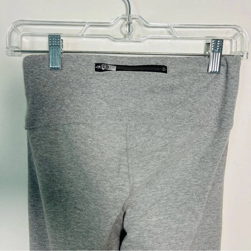 Free People Movement Gray High Waisted Full Length Cotton Blend Leggings Sz S